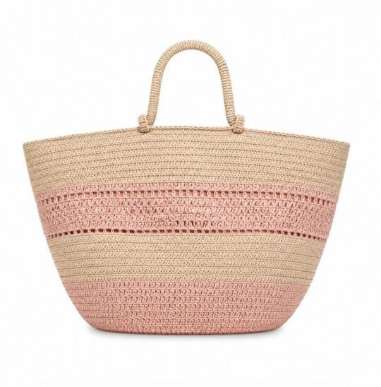 Plažna torba LS Collection - roza