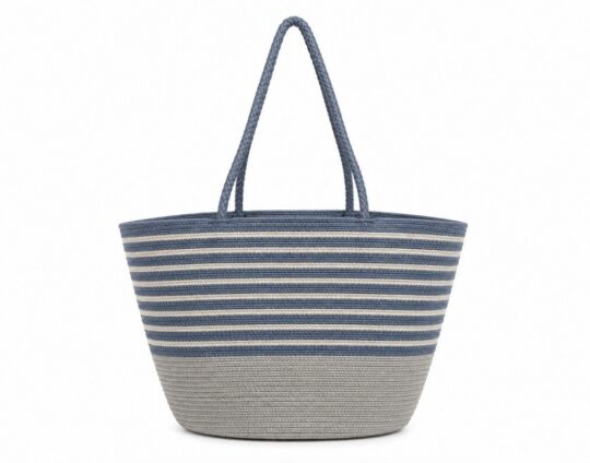 Plažna torba LS Collection - modra, Dublin