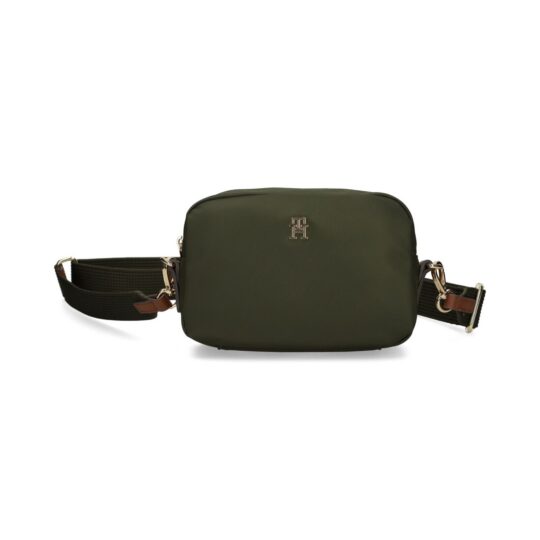 Torbica Tommy Hilfiger - zelena, na eno ramo