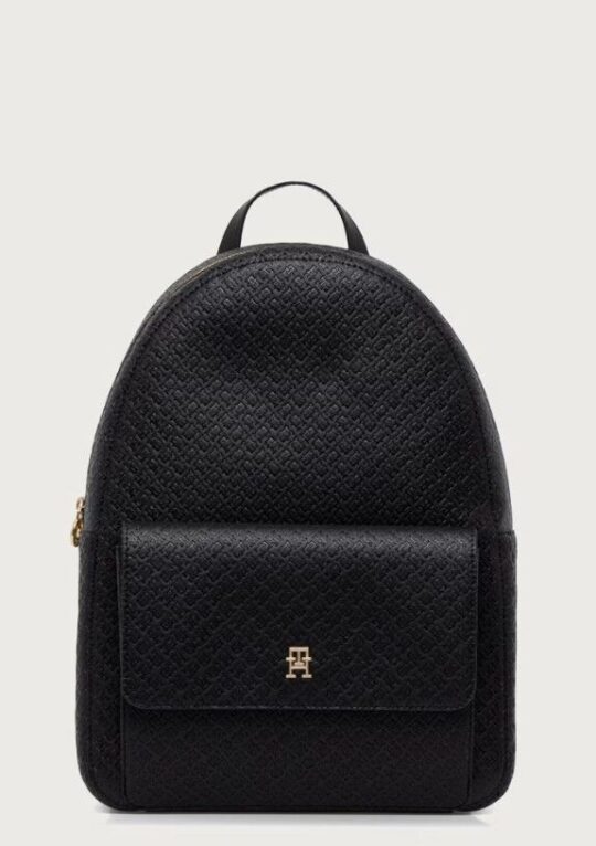 Modni nahrbtnik Tommy Hilfiger - črn