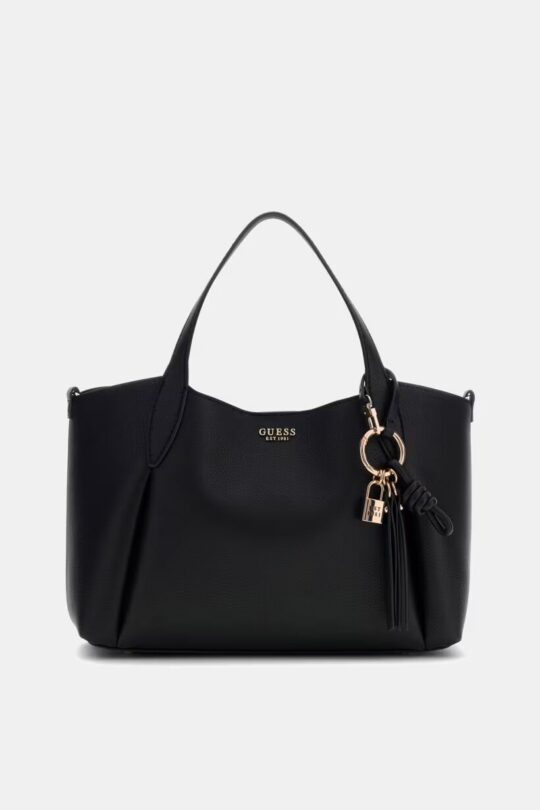 Torbica Guess Melody Satchel - črna