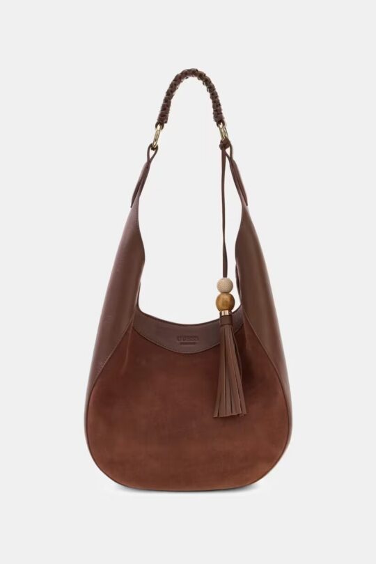 Torbica Guess Nina - rjava, hobo